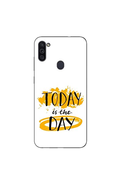OEM Θήκη συμβατή με Samsung Galaxy A11 από σιλικόνη gel TPU με σχέδιο: Σήμερα...