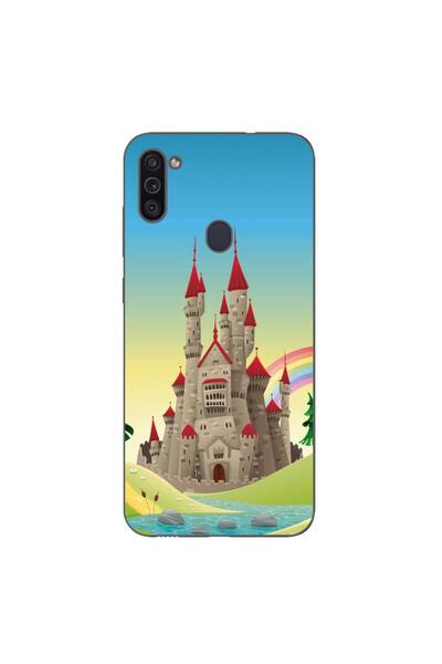 OEM Case compatible with Samsung Galaxy A11 Silicone Gel Tpu Castle Model