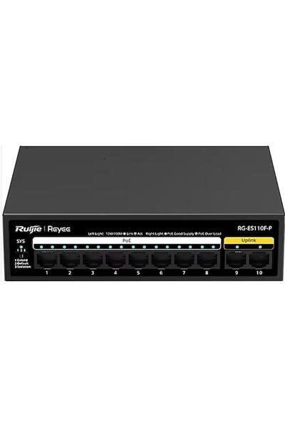 Universal رويجي-ريي RG-ES110F-P مفتاح شبكي بـ 10 منافذ بسرعة 10-100 ميجابت في...