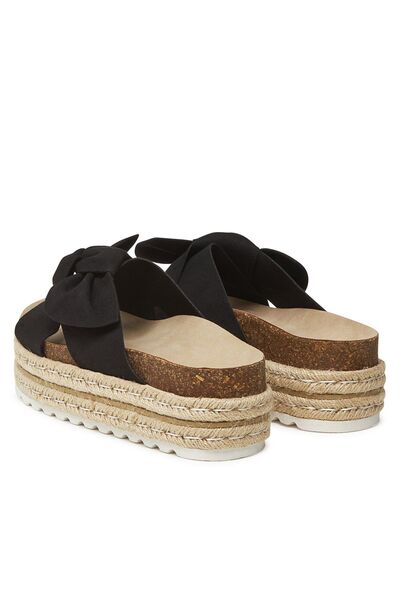 DeeZee Espadrile de damă CT0626-16 Negru
