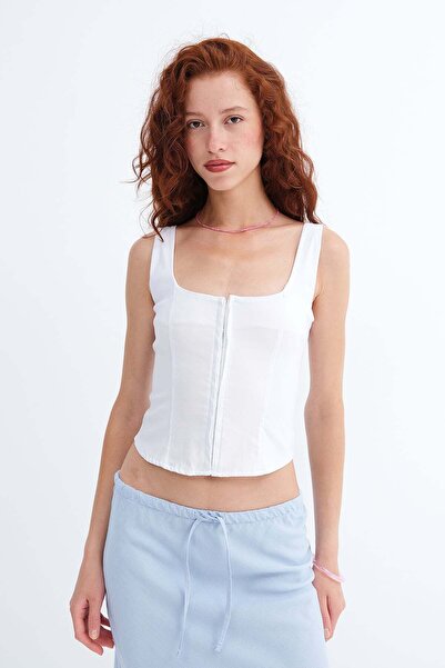 Addax Strappy Corset Blouse A18487