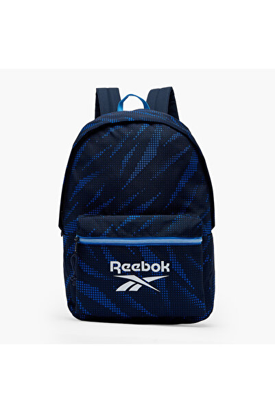 Reebok Oakland Printed Backpack for Boys 8-13 Years with Adjustable Straps - ...