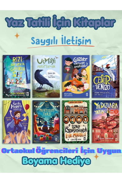 Genç Timaş Timaş 5.6.7.8. Sınıflar İçin Okuma Kitabı Boyama Hediye