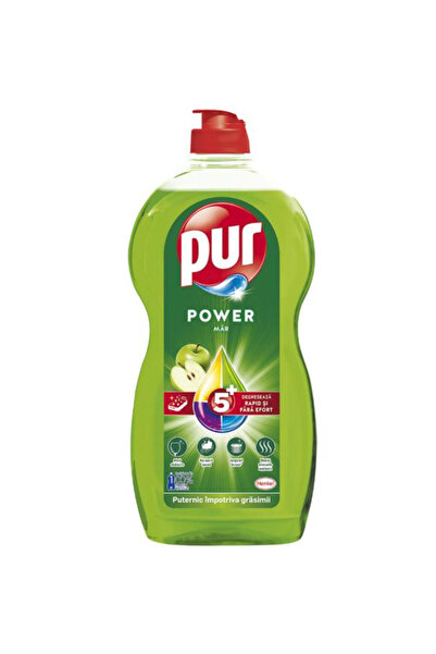 Pür Detergent Lichid de Vase cu Aroma de Mar - Pur Power, 1200 ml