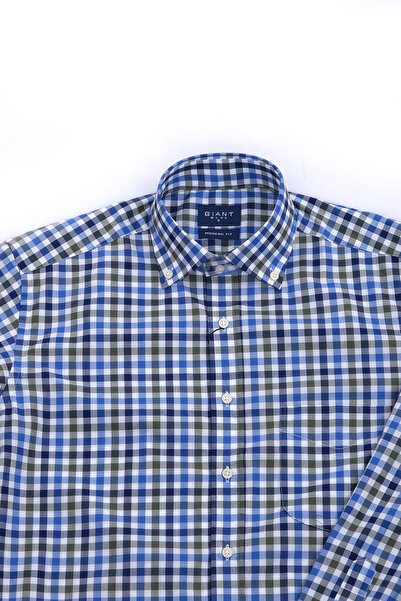 Giant Cămașă pentru bărbați cu mâneci lungi și cu carouri - Casual și Business