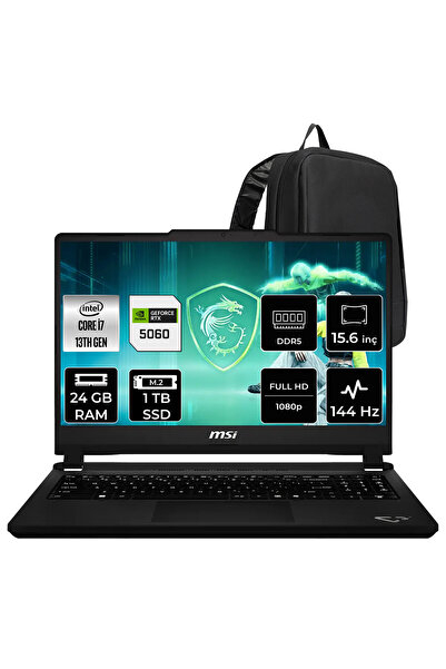 MSI Cyborg 15 Max Core i7 13620H RTX 5060 8GB 100W 24GB RAM 1TB SSD 15.6" Ful...