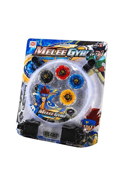 osman kızılkaya MELEE GYRO BEYBLADE 329-2 4 TOPAÇ SAHALI METAL+PLASTİK KARTEL...