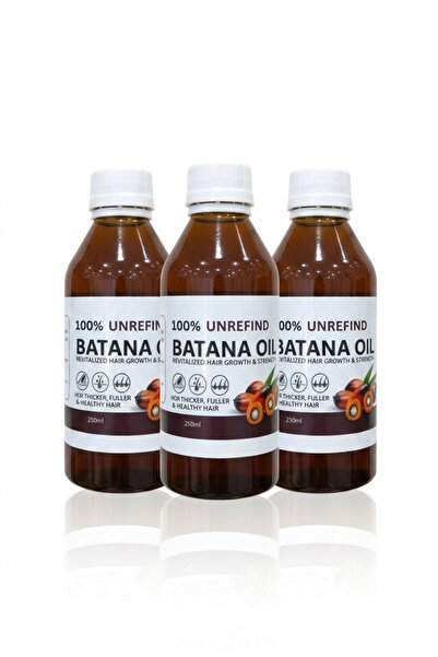 BARAKAH زيت الباتانا الطبيعي الخام (Batana Oil) ثلاث عبوات