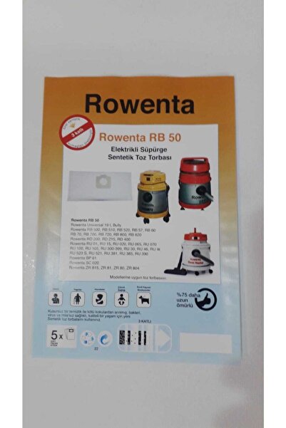 Ürkmez Ticaret Kompatibilna električna vrećica za prašinu Rowenta RB 50