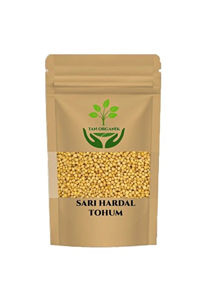 tan organik Mustard Seeds Yellow 225Gr