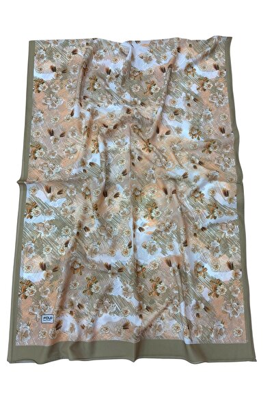 istanbul prensesleri French Silk Shawl with Floral Pattern, High Quality, Sof...