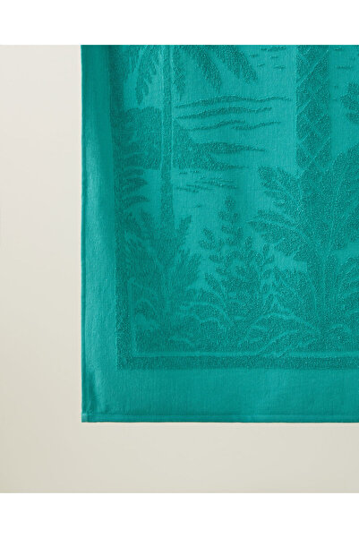 English Home Palmera Cotton Beach Towel 70X140 cm Green