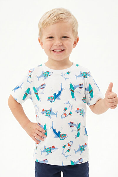 Kyron Tricou pentru băiat cu imprimeu din bumbac / cu diferite opțiuni de culoare și model