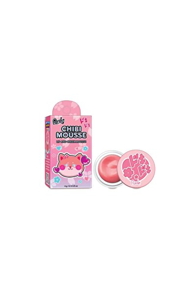 RUDE cosmetics 2 în 1 Fard de obraz și balsam de buze tip mousse Chibi Mousse...