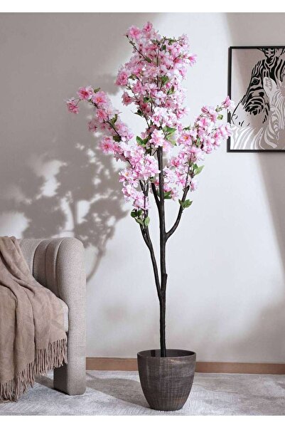 PAN HOME Cherry Blossom Artificial Tree H180cm- Pink