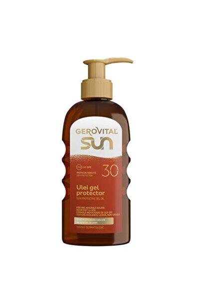 GEROVITAL Ulei tip gel protector cu SPF 30 Sun, 150 ml,