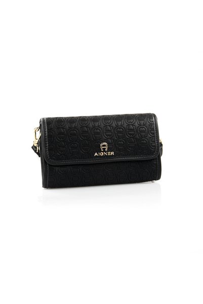 Aigner حقيبة كتف جديدة بتصميم عتيق منقوش مع سلسلة