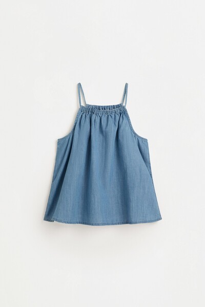 LEFTIES Hafif denim top