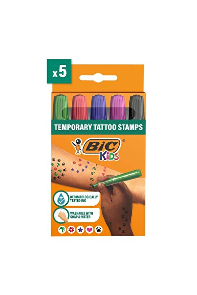 Bic Set 5 stampile pentru tatuaje temporare, Kids
