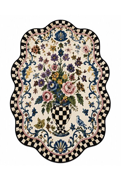 Rugs Modern Halı ETA Geleneksel Desenli Modern Dokuma Taban Dekoratif Halı sd...