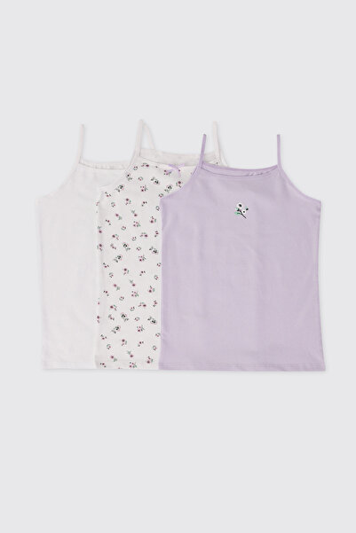 Panço Girl's Colorful 3-Piece Athlete Set