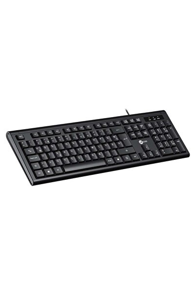 Lecoo KB101 USB Kablolu Türkçe F Klavye Siyah