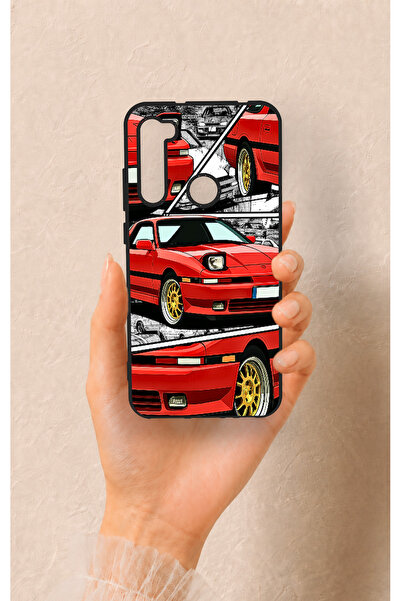 Vip Case Redmi Note 8 Uyumlu Kırmızı Supra Desenli Silikon Kılıf