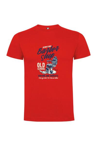 iLovePrints Vintage Barber Shop Tee Tshirt