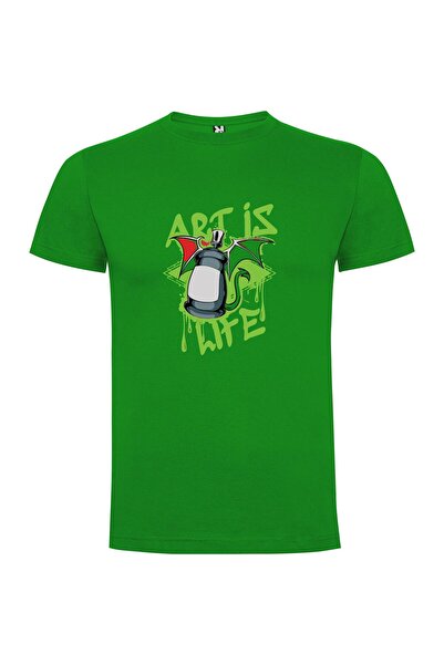 iLovePrints Dragon Art Bottle Tshirt