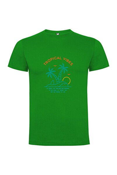 iLovePrints Tropical Happy Palms Tshirt