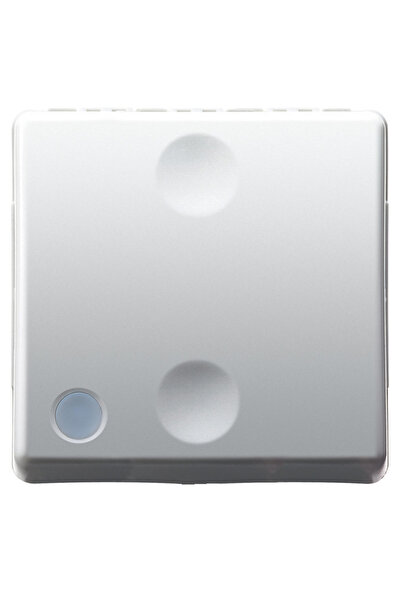 Gewiss Intrerupator modular cap cruce GW20580, alb 2 module, 1 buc