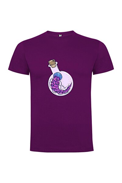 iLovePrints Bioluminescent Jellyfish Flask Tshirt