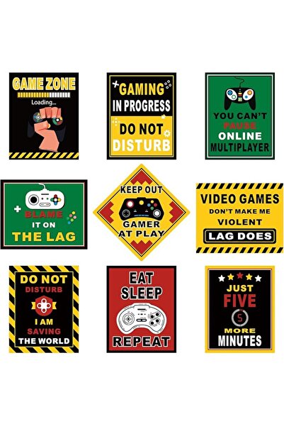 ESSESORIES Video Game Themed Funny Gaming Video Game Gaming Poster Wall Art S...