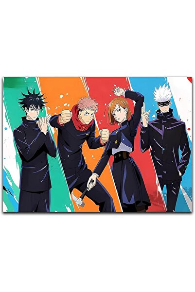 ESSESORIES Jujutsu Kaisen Anime Jujutsu Kaisen HD Poster Wall Art Room Decor ...
