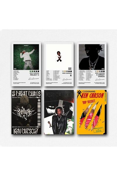 ESSESORIES Ken Music Album Poster Wall Art Room Decor Self Adhesive