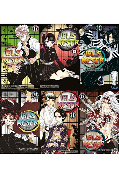Gerekli Şeyler Yayıncılık İBLİS KESER 17-18-19-20-21-22 SET (KD 6 KİTAP MANGA...