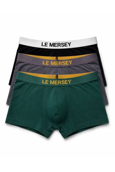 LE MERSEY SECOND SKIN PREMIUM 3'LU ERKEK BOXER