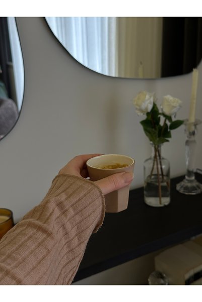 The Glaze Handmade Arco (Double Color) Porcelain Espresso Cup