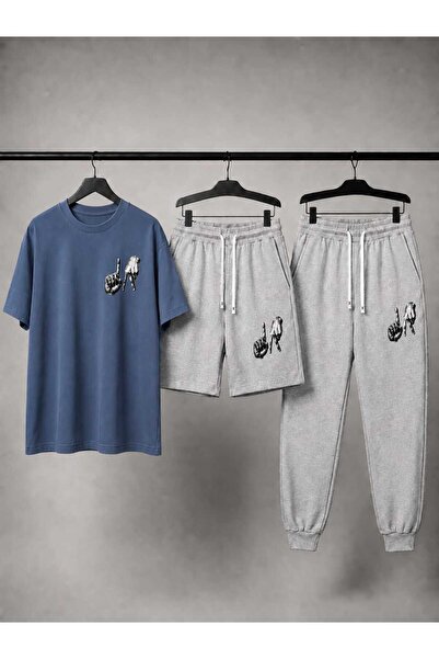 Gutsy TRICOU, PANTALONI DE TRENING, PANTALONI SCURȚI, COMBINARE DIN 3 PIESE, ...
