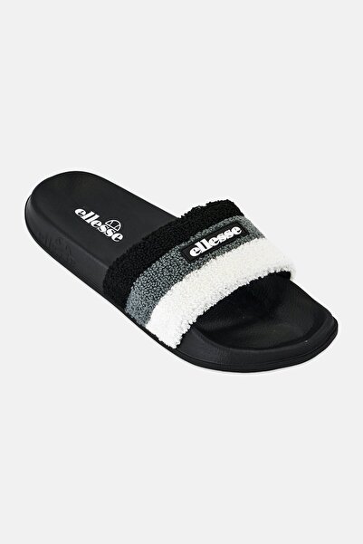 Ellesse Men Triply Brand Logo Slip On Slides, Black