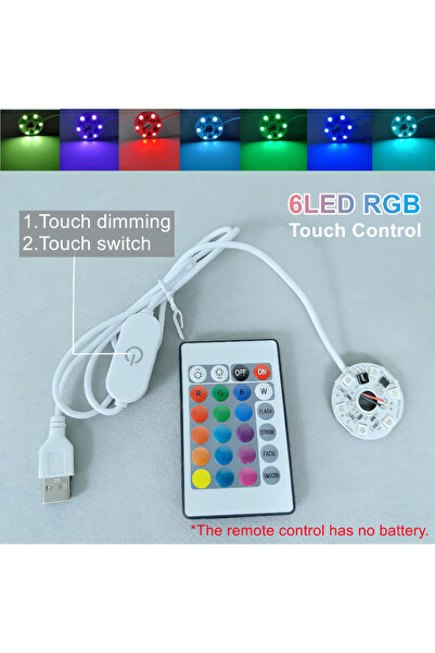 Choice 4PCS 5V-USB D-Remote-RGB 4/2/1Pcs Dimmable High Brightness 5V USB Colo...