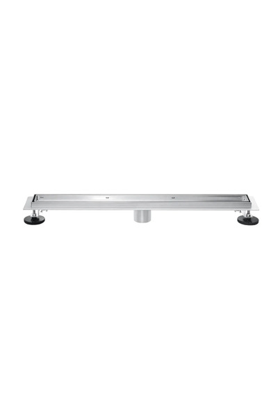 OEM Duș tip rigola cu scurgere verticală, din inox, lungime 60 cm