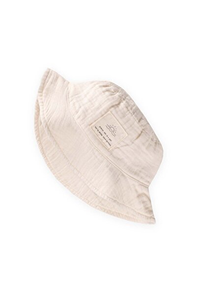Cigit Muslin Fedora Hat 2-8 Years Natural