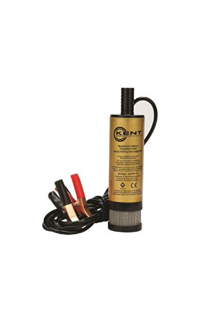YTO 12 VOLT DALGIÇ POMPA 50 MM BÜYÜK TİP FİLTRELİ MAZOT SU SIVI AKTARMA POMPASI