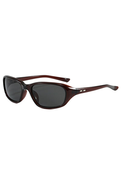 Choice3 Tea gray Retro Oval Sunglasses for Women Men Chic Cat Eye Y2K Designe...