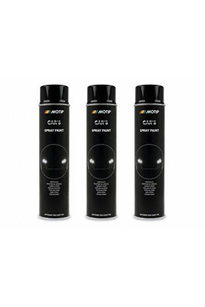Motip Set 3 Bucăți Vopsea Spray Dupli Color Negru Lucios 600 ml – Acoperire U...