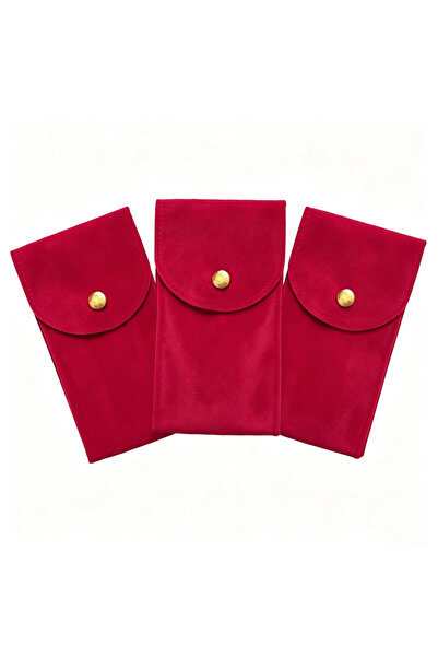 Choice14 3Pcs-Red Embers Watch Bag Blue Black Green Watch Box Flannelette Gif...