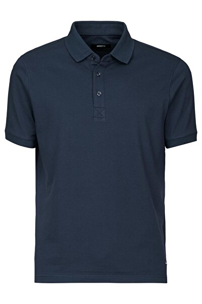 Bigotti Tricou polo slim bleumarin