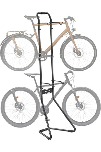 Dotail Suport pentru biciclete pentru 2 biciclete, reglabil pe înălțime, nu n...