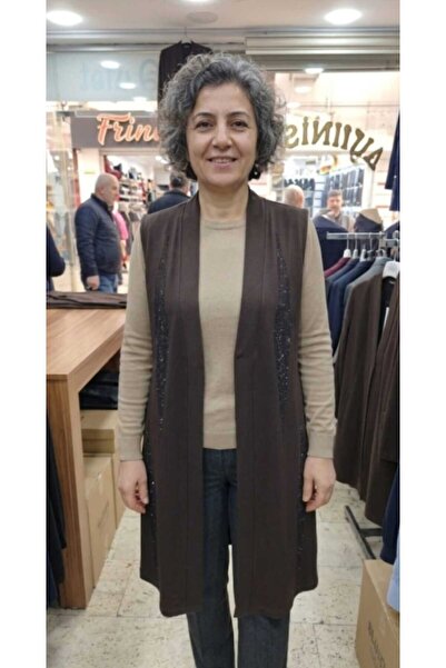 güncüoğlu Length 100cm Stone Printed Combed Cotton Vest